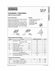 DataSheet FQD5N60C pdf